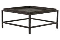 Bonner Industrial Loft Dark Grey Wood Square Iron Bunching Coffee within dimensions 1000 X 1000