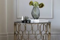 Brass And Black Glass Drum Coffee Table At Rose Grey intended for dimensions 1000 X 1300