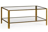 Brass Glass Coffee Table with proportions 1400 X 1200