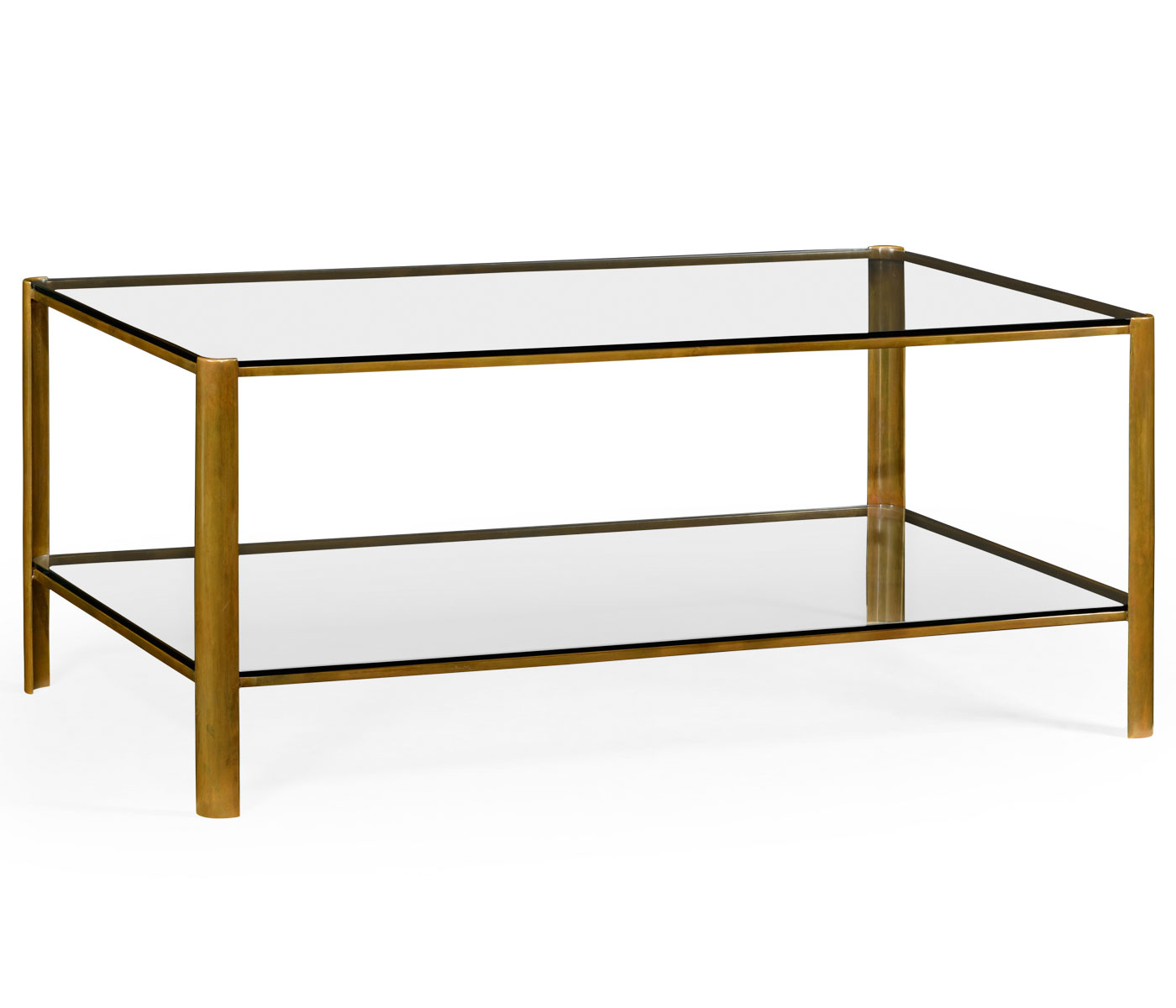 Brass Glass Coffee Table with proportions 1400 X 1200