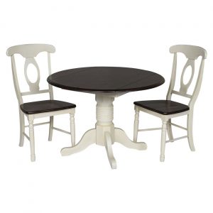 British Isles 42 Dropleaf Table And 2 Chairs Woodstock Furniture pertaining to sizing 1300 X 1300