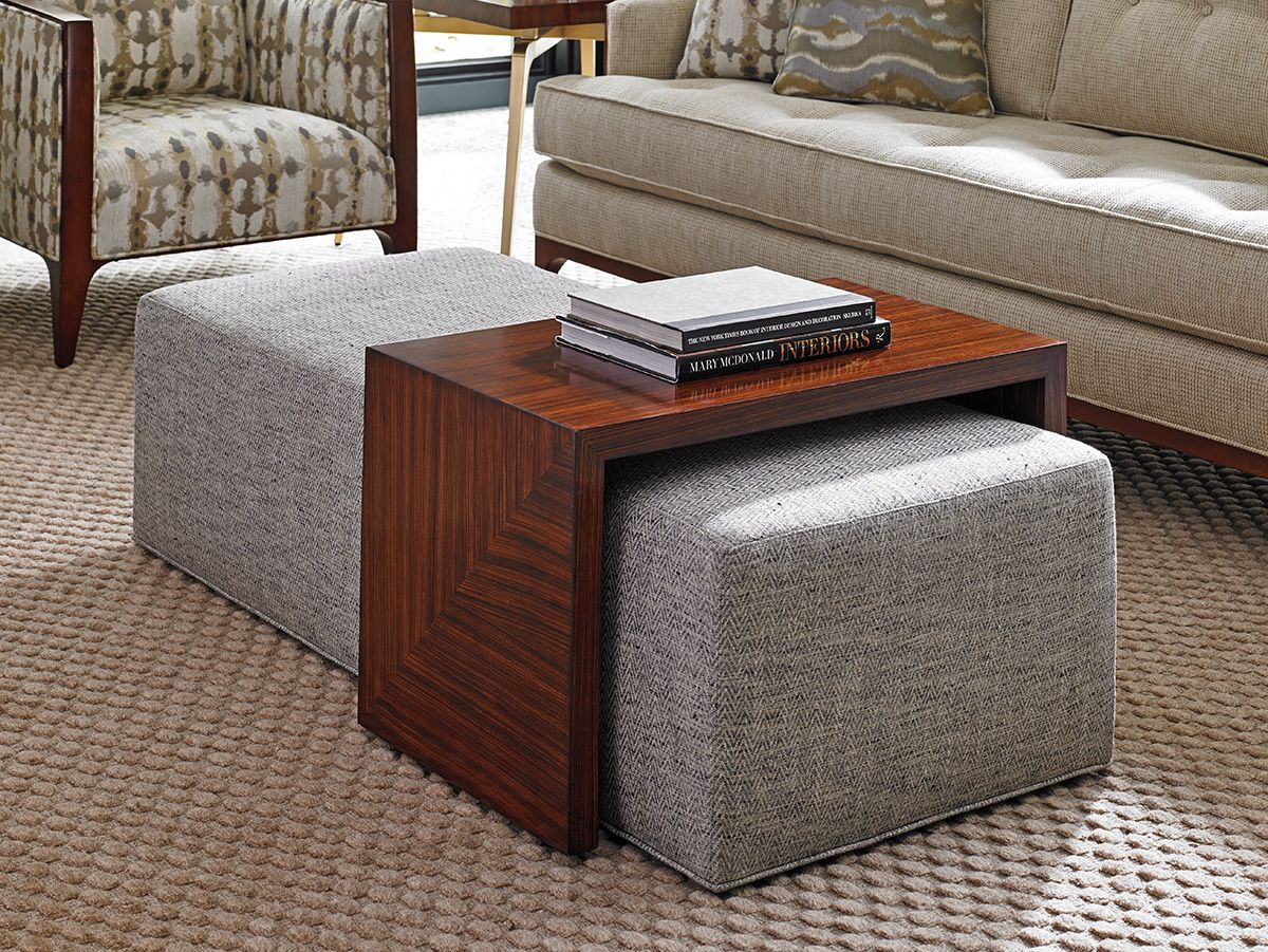 Broadway Cocktail Ottoman Wslide Lexington Home Brands New for proportions 1200 X 901