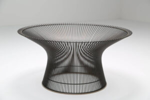 Bronze Warren Platner Coffee Table For Knoll International At 1stdibs intended for sizing 1280 X 853