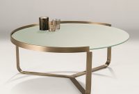 Brushed Bronze Circular Glass Coffee Table Style Our Home pertaining to dimensions 1900 X 1897