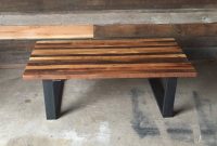 Butcher Block Coffee Table Made With Reclaimed Wood And Steel Etsy regarding proportions 1500 X 1312