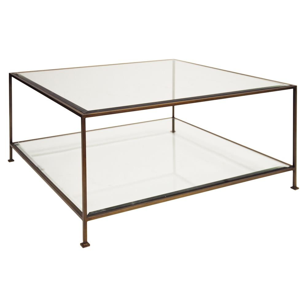 Cabot Hollywood Regency Bronze Glass Coffee Table Kathy Kuo Home within measurements 1000 X 1000
