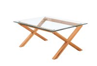 Cadiz Glass Top Coffee Table With Solid Oak Legs throughout measurements 1600 X 1200
