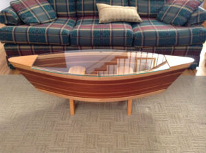 Canoe Coffee Table Boat Shelf 5ft Canoe Shaped Coffee Sofa Table regarding size 2592 X 1936