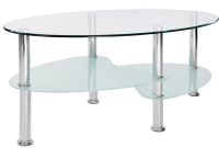 Cara Oval Frosted Glass Coffee Table Dining Glass Furniture in size 2000 X 2000