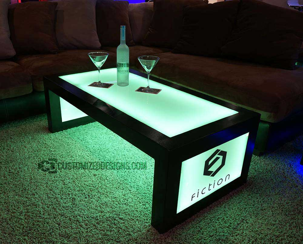 Carbon Series Led Coffee Table Customizeddesigns throughout sizing 1000 X 806