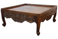 Carved French Country Square Coffee Table Baker Furniture in proportions 3000 X 3000