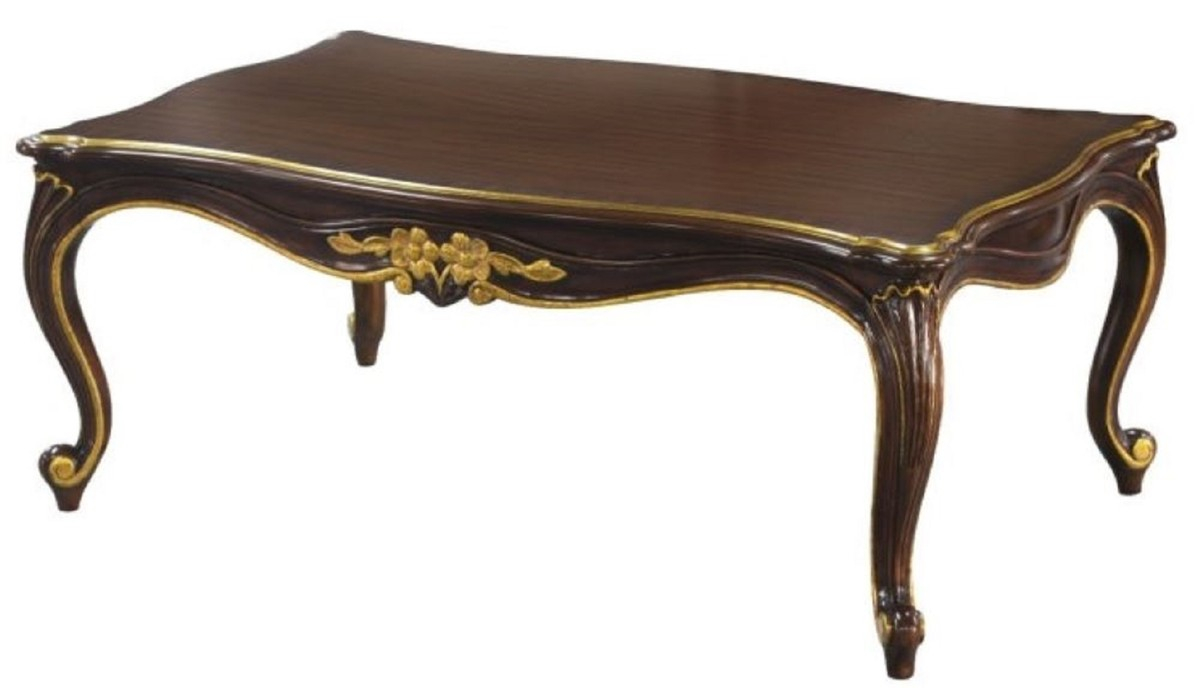 Casa Padrino Luxury Baroque Coffee Table Dark Brown Gold 117 X 72 within proportions 1200 X 688