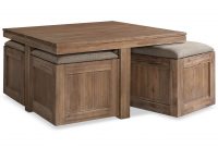 Champagne Cube Coffee Table With 4 Storage Ottomans Created For throughout measurements 1320 X 1616
