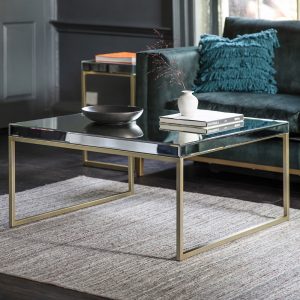 Champagne Gold Mirrored Coffee Table Primrose Plum intended for size 1100 X 1100