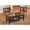 Charlton Home Holte Wooden 3 Piece Coffee Table Set With Glass Top throughout sizing 1000 X 1000