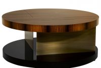 Chloe Round Coffee Table With High Glossy Lacquer Veneer Wood And intended for measurements 1560 X 1560