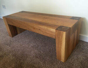 Chunky Coffee Table Ruf Wood Designs regarding proportions 3151 X 2448