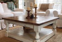 Chunky Farmhouse Coffee Table Pictures Diy In 2019 with measurements 1455 X 1455