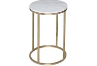 Circular Side Table Kensal Marble With Brass Base within dimensions 1024 X 768