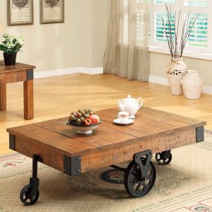 Coaster Country Style Coffee Table Gadget Flow with regard to sizing 1000 X 1000
