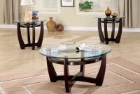 Coaster Furniture 3 Piece Glass Top Coffee Table Set 700295 in size 1600 X 1600