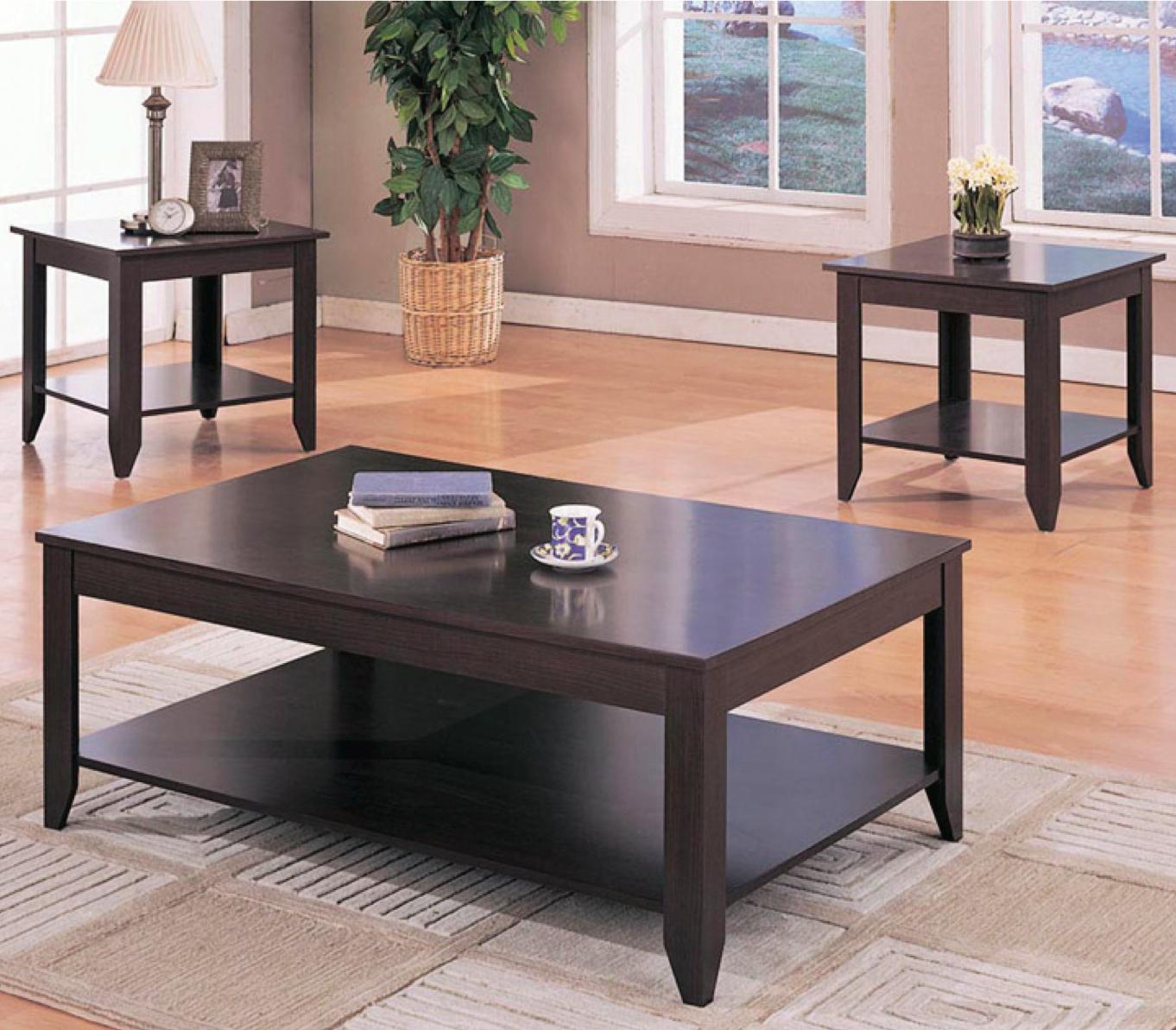 Coaster Occasional Table Sets 700285 Contemporary 3 Piece Occasional inside measurements 1362 X 1193