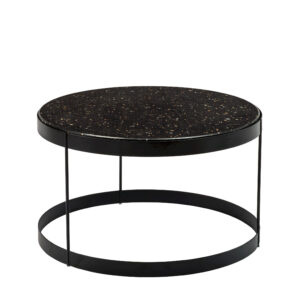 Coffee Table Drum Bolia Black Made In Design Uk inside sizing 2302 X 2192