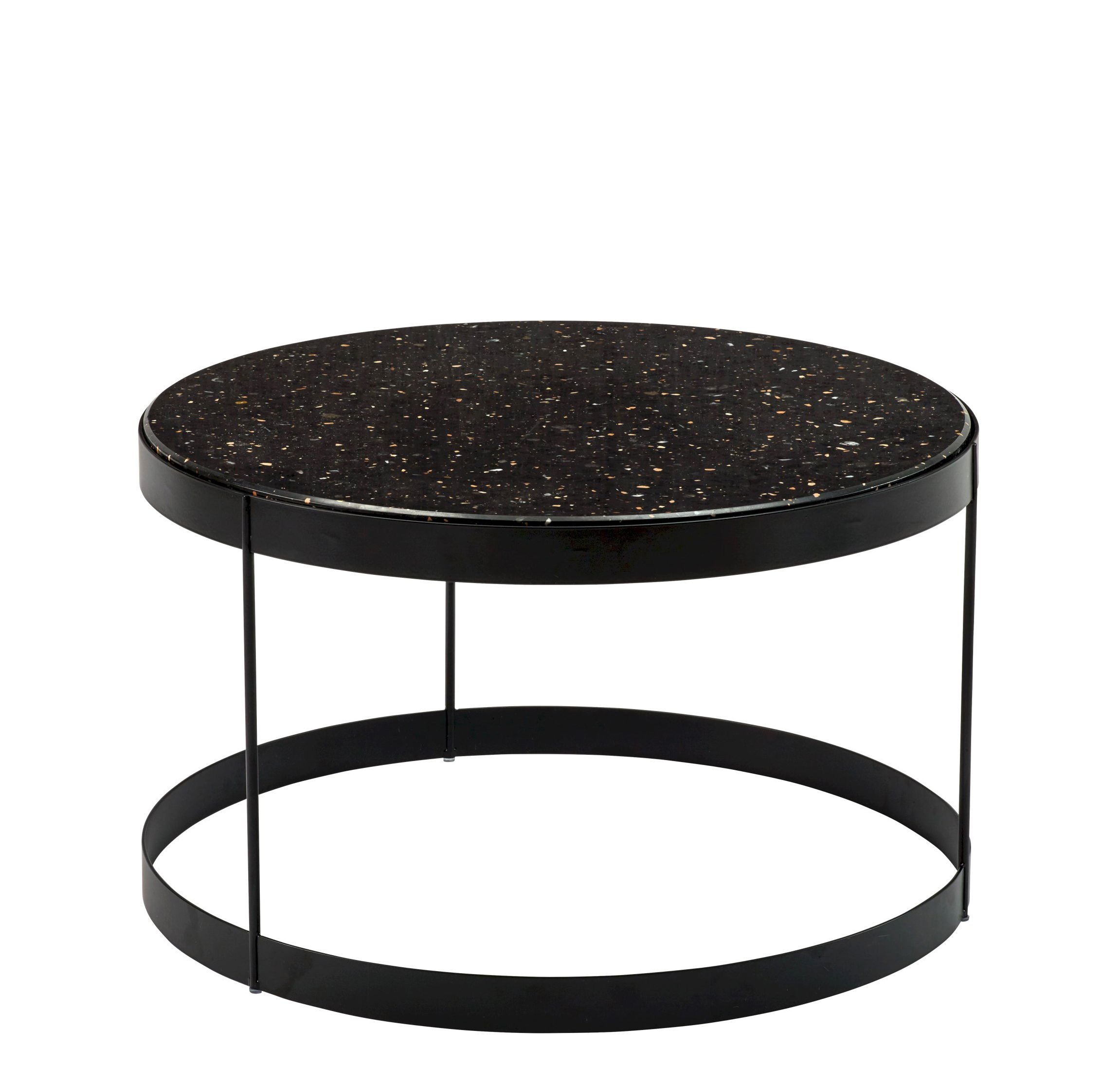 Coffee Table Drum Bolia Black Made In Design Uk inside sizing 2302 X 2192