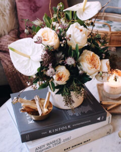 Coffee Table Flowers A Fabulous Fete Florals Foliage Coffee with regard to proportions 1080 X 1350