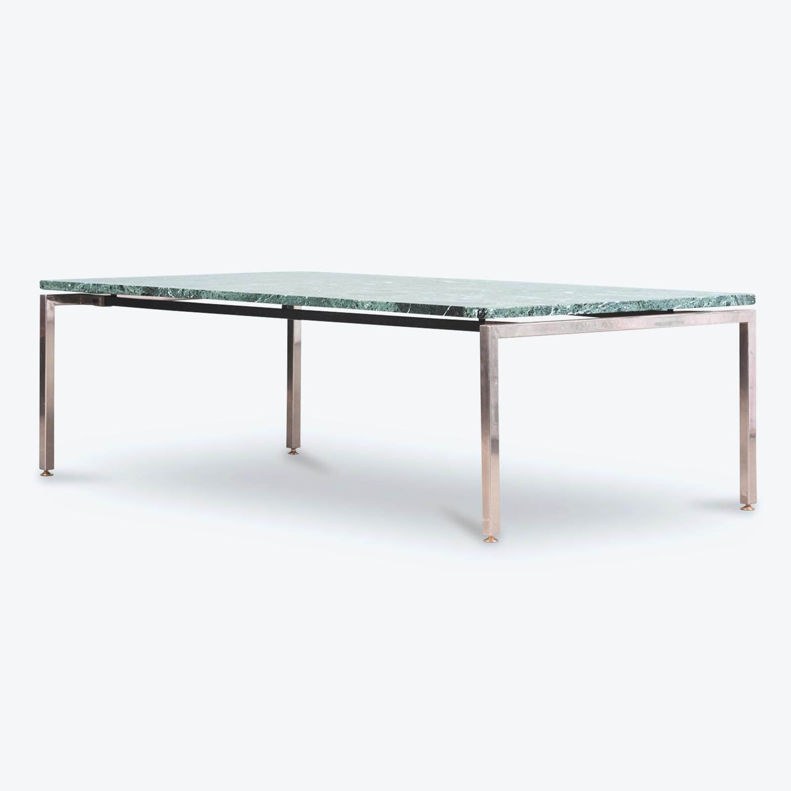 Coffee Table In Green Marble With Chrome Legs 1960s Netherlands regarding sizing 1600 X 1600