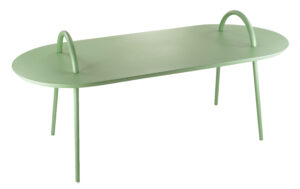 Coffee Table Swim Bibelo Light Green L 118 X L 53 X H 55 intended for dimensions 6155 X 3870