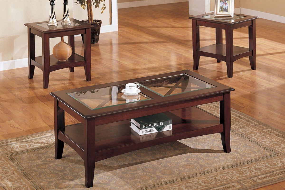 Coffee Tables Glass Top And Wood Coffee Table F 3075 intended for sizing 1200 X 800
