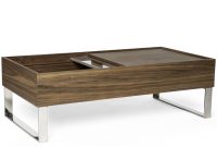 Contemporary Coffee Table With Storage In Walnut throughout dimensions 1500 X 1500