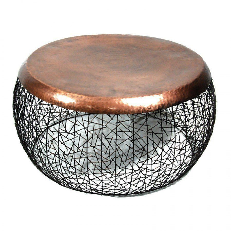 Copper Drum Coffee Table Coffee Tables Drum Coffee Table Copper throughout proportions 900 X 900