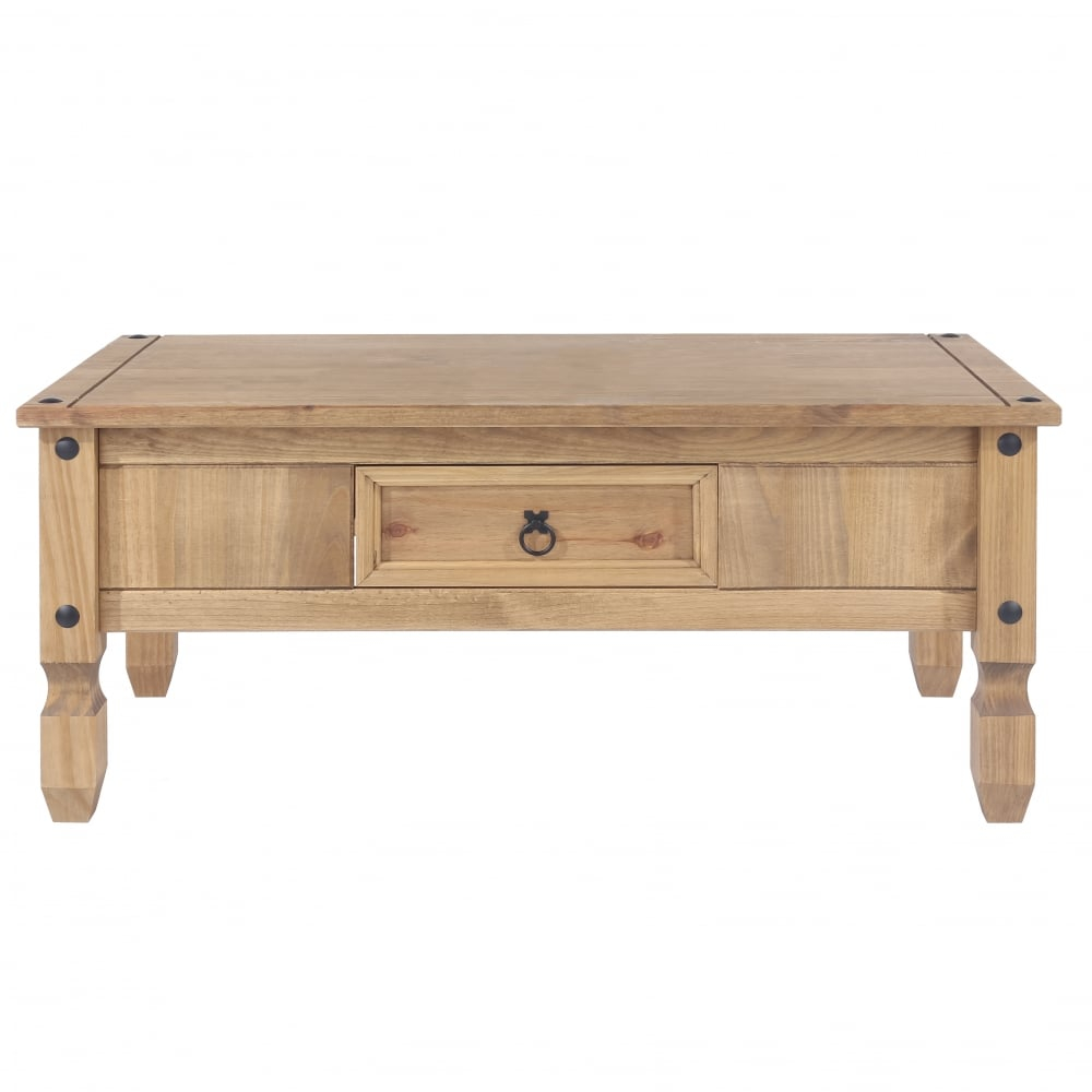 Core Products Corona Antique Wax Pine Coffee Table Leader Stores inside sizing 1000 X 1000