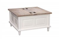 Cottonwood Square Coffee Table Storage Trunk 80 X 80 in measurements 1750 X 1750