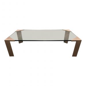 Custom Glass Top Metal Leg Coffee Table Design Plus Gallery in dimensions 1600 X 1600