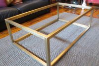 Custom Metal Modern Coffee Table Base Andrew Stansell Design for dimensions 1410 X 1200
