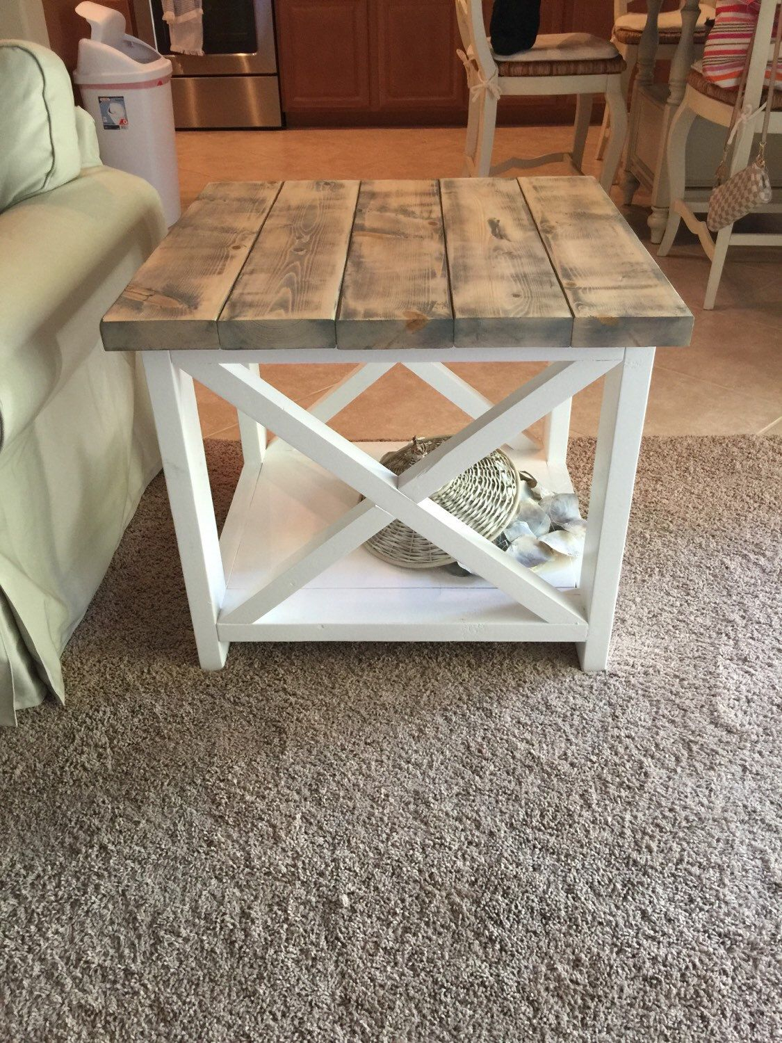 Custom Rustic Farmhouse End Table Homebody Farmhouse End Tables with regard to sizing 1125 X 1500