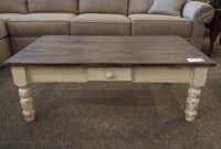 Custom Two Toned Coffee Table New England Home Furniture Consignment pertaining to proportions 1024 X 819