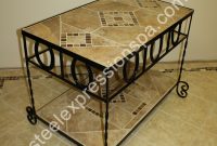 Custom Wrought Iron Coffee Tables Steel Expressions Lancaster pertaining to proportions 2592 X 3888