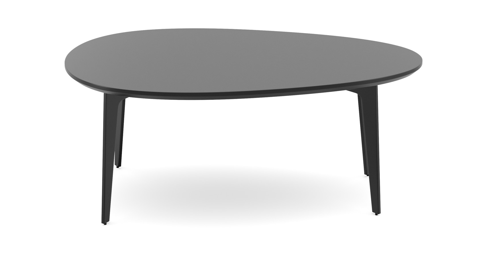 Dart Organic Coffee Table Krost Business Furniture throughout sizing 1700 X 900