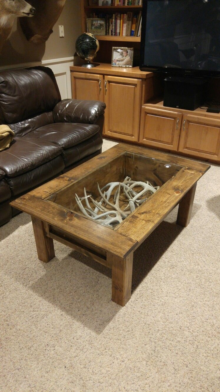 Deer Antler Sheds Coffee Table To Dos In 2019 Home Home Decor with regard to size 747 X 1328