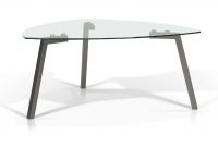 Dining Accent Tables Triangular Glass Top Coffee Table throughout size 1634 X 1634
