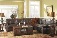 Distressed Leather Sectional Homesfeed with regard to measurements 2046 X 1535