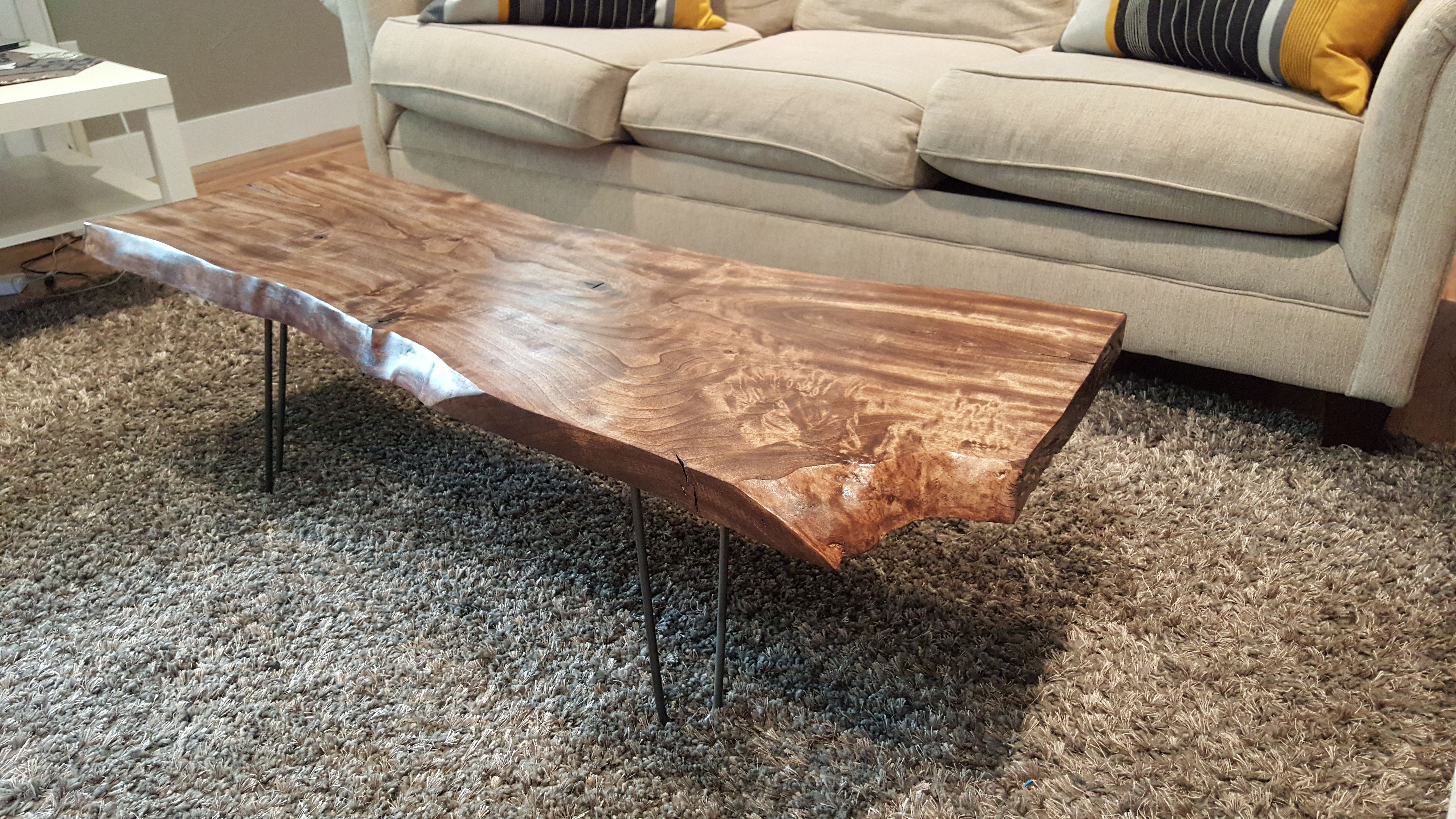 Diy Live Edge Wood Coffee Table Diy And Haus Decorations Rustic with proportions 5312 X 2988 Diy Live Edge Wood Coffee Table Diy And Haus Decorations Rustic with proportions 5312 X 2988