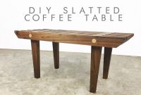 Diy Mid Century Modern Slatted Coffee Table Modern Builds Ep 49 intended for proportions 1280 X 720