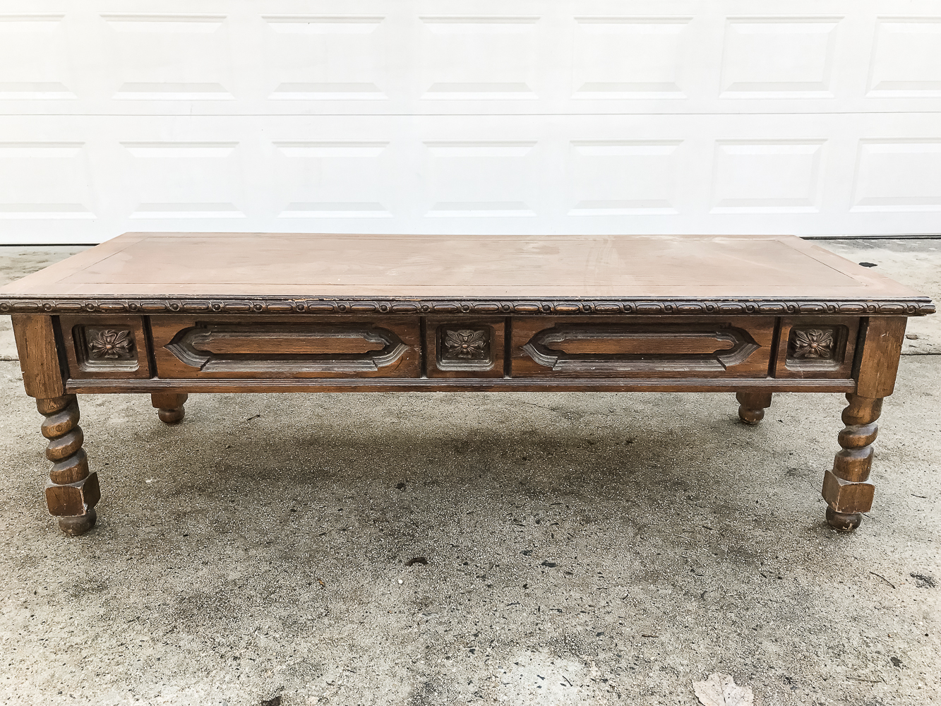 Diy Ottoman Bench From A Repurposed Coffee Table Blesser House regarding size 1333 X 1000