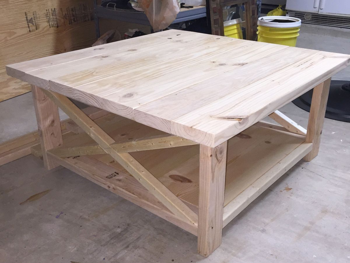 Diy Rustic Coffee Table Lynn In 2019 Decorating Coffee Tables regarding proportions 1200 X 901