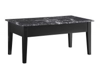 Dorel Living Faux Marble Lift Top Coffee Table Black in sizing 1999 X 2000